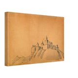 Town (Monastery on Hills) by Nicholas Roerich, canvas, view 2