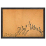 Town (Monastery on Hills) by Nicholas Roerich, framed poster, view 2