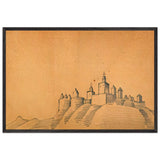 Town (Monastery on Hills) by Nicholas Roerich, framed poster