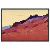 Town by Nicholas Roerich, framed poster
