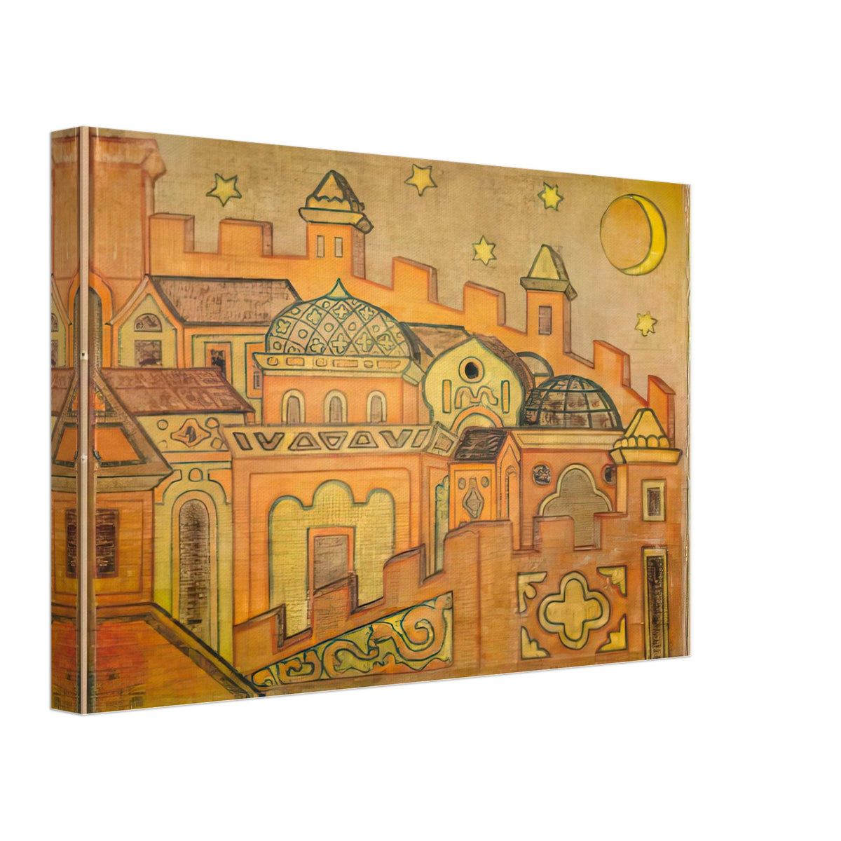 Towns by Nicholas Roerich, canvas, view 2