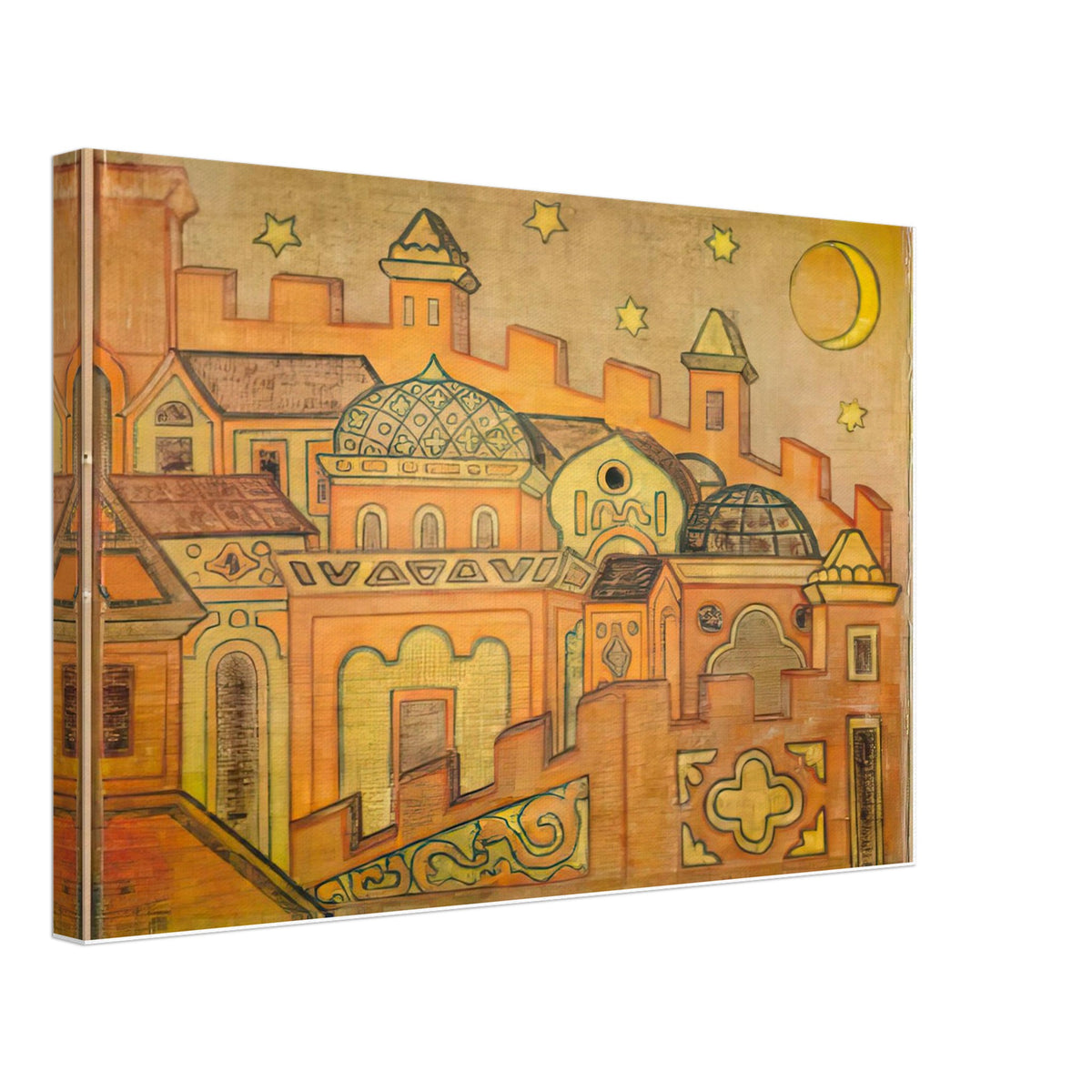 Towns by Nicholas Roerich, canvas