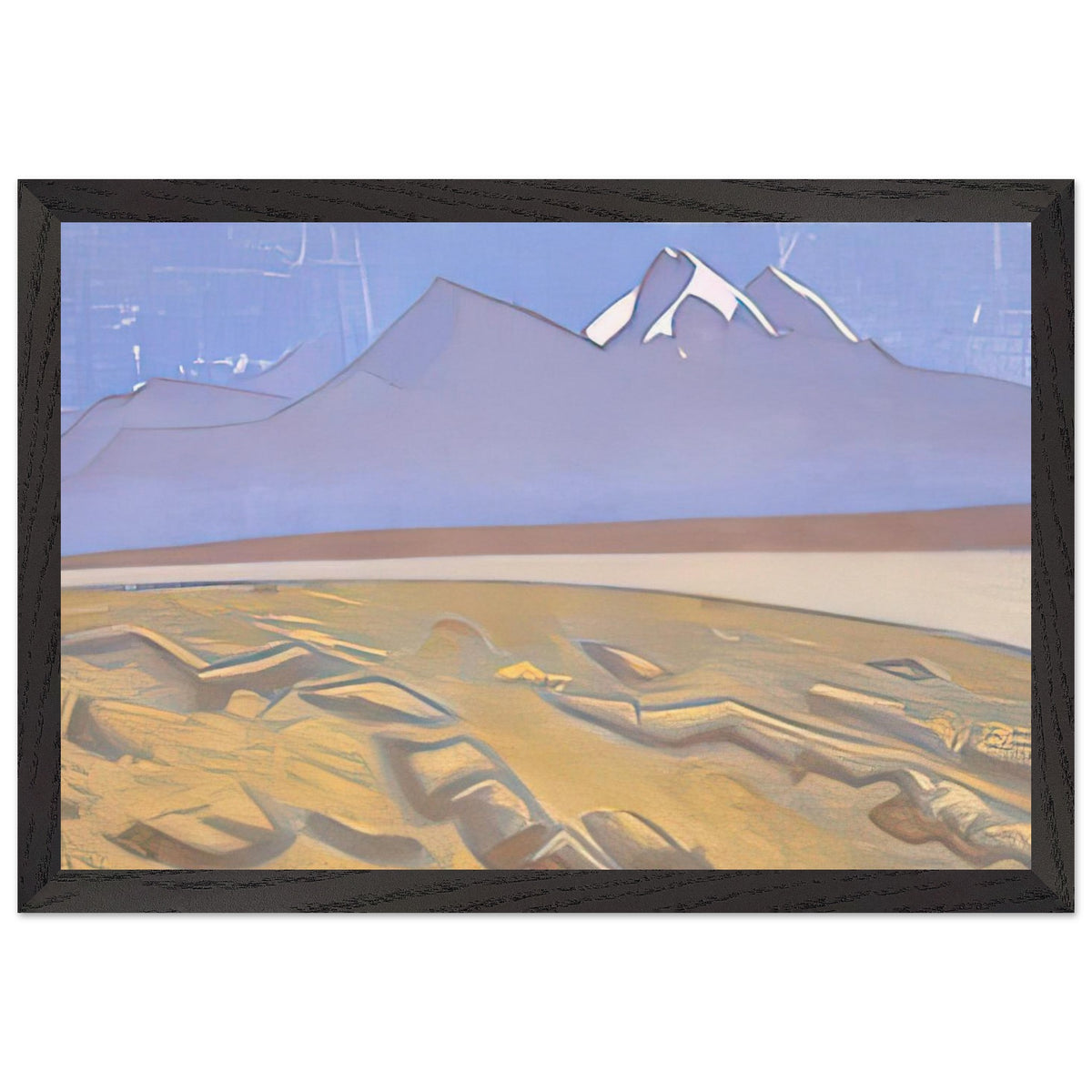 Trans-Himalayas by Nicholas Roerich, framed poster, view 2