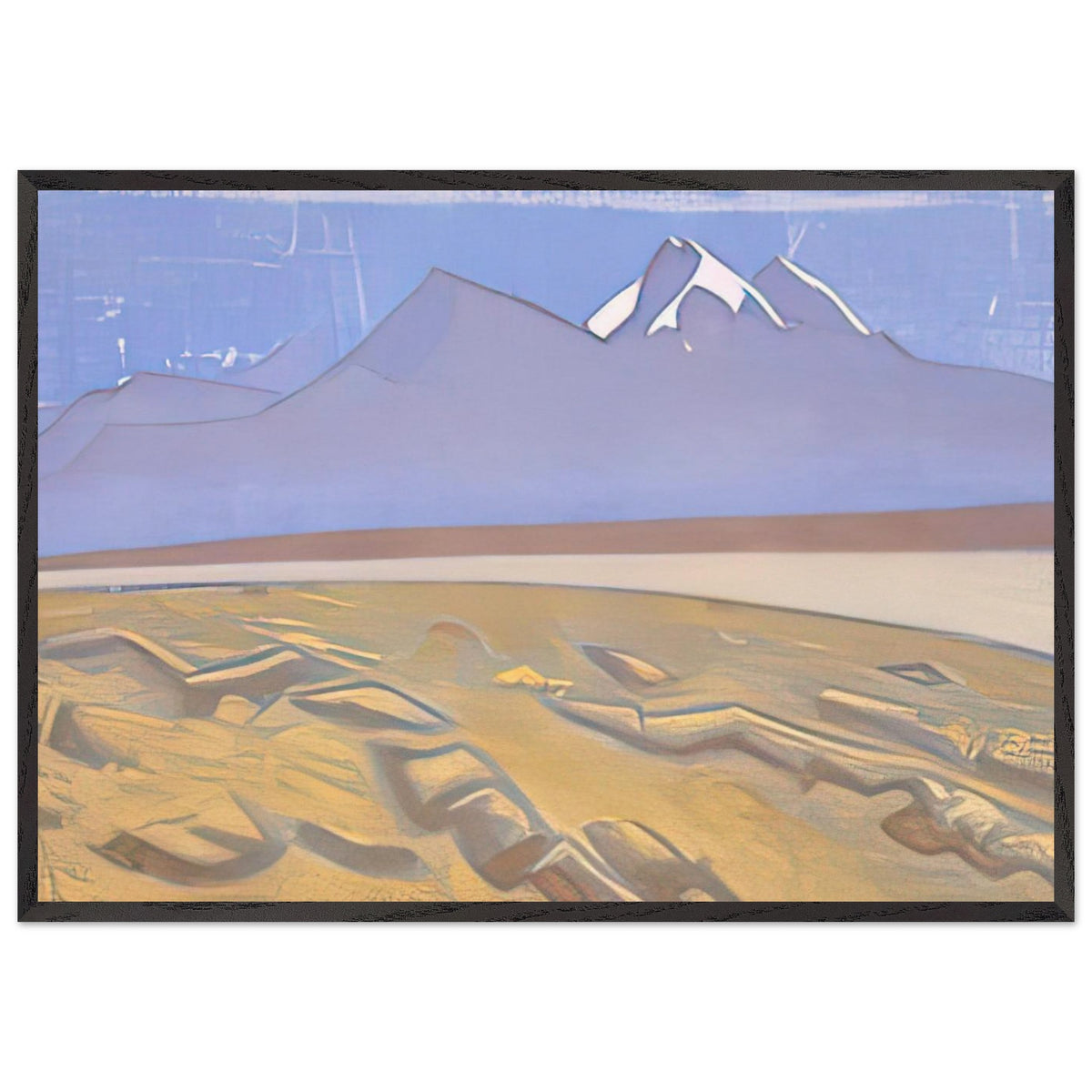 Trans-Himalayas by Nicholas Roerich, framed poster, view 3