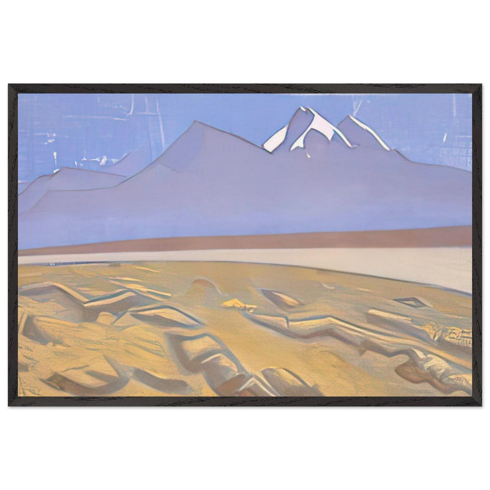 Trans-Himalayas by Nicholas Roerich, framed poster