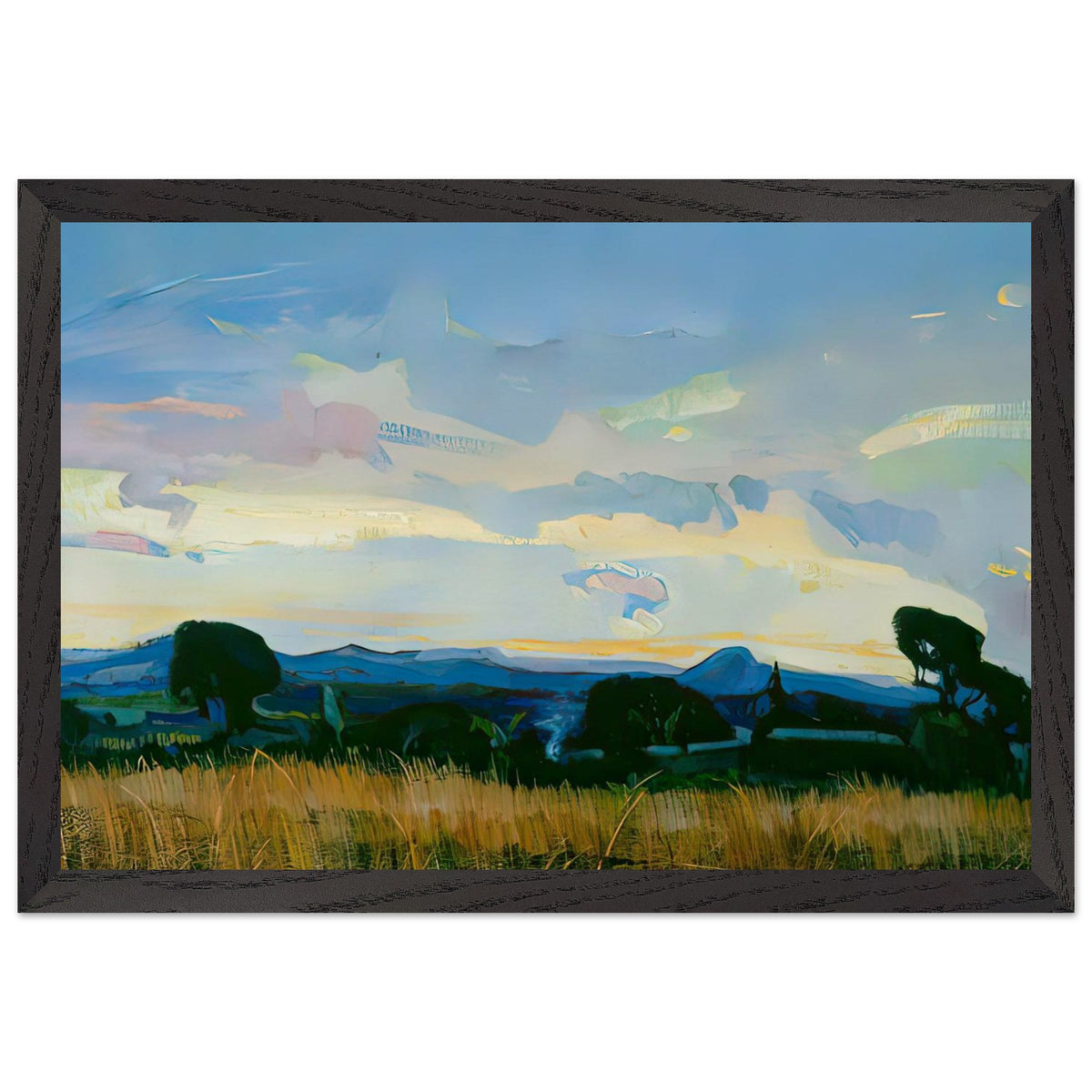 Transvaal Evening (Nelspruit) by Pieter Wenning, framed poster, view 2