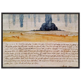 Traumgesicht by Albrecht Durer, framed poster, view 3