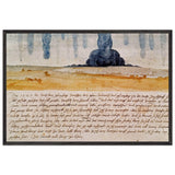 Traumgesicht by Albrecht Durer, framed poster