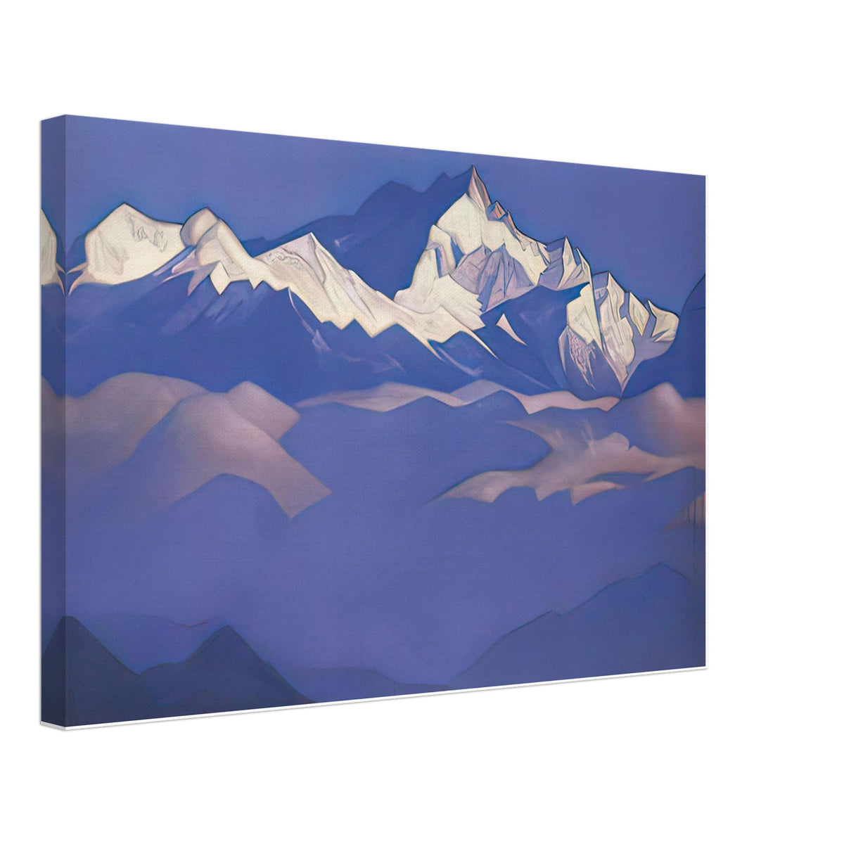 Treasure of Snows (Kangchenjunga) by Nicholas Roerich, canvas