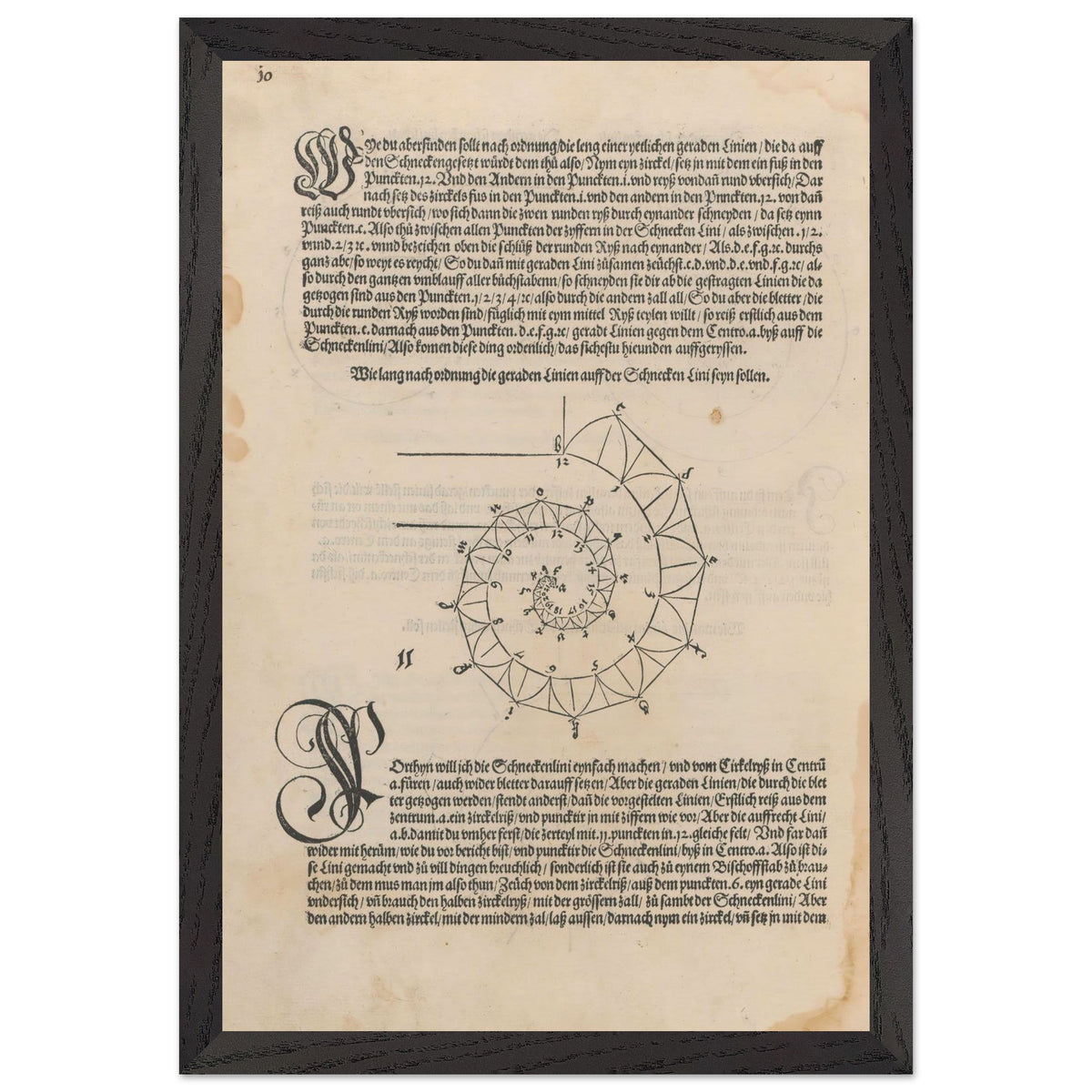 Treatise on Measurement by Albrecht Durer, framed poster, view 2