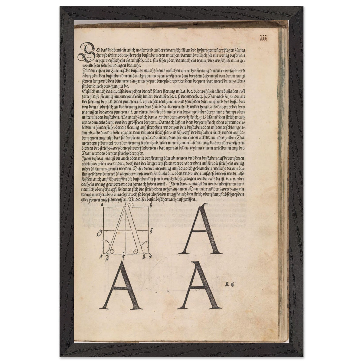 Treatise on Measurement by Albrecht Durer, framed poster, view 2