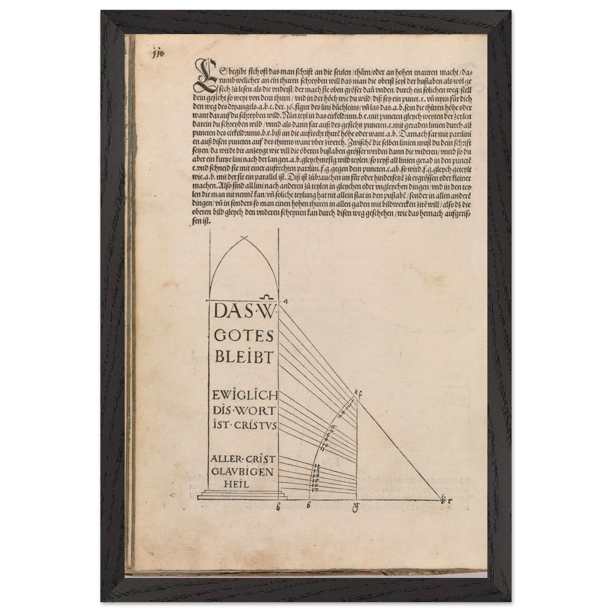 Treatise on Measurement by Albrecht Durer, framed poster, view 2