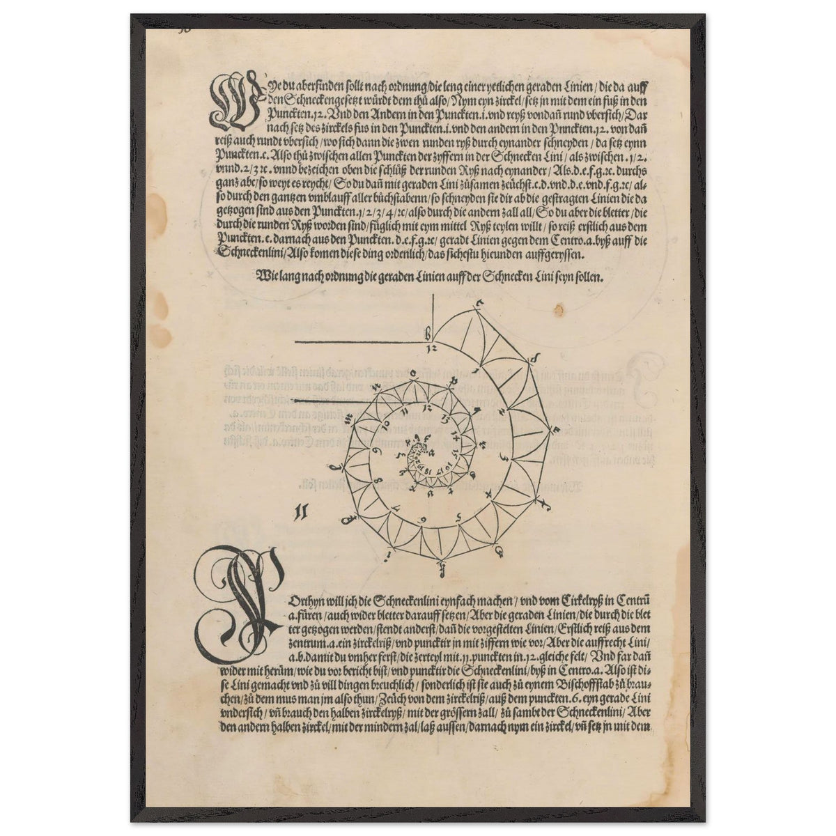 Treatise on Measurement by Albrecht Durer, framed poster, view 3