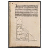 Treatise on Measurement by Albrecht Durer, framed poster