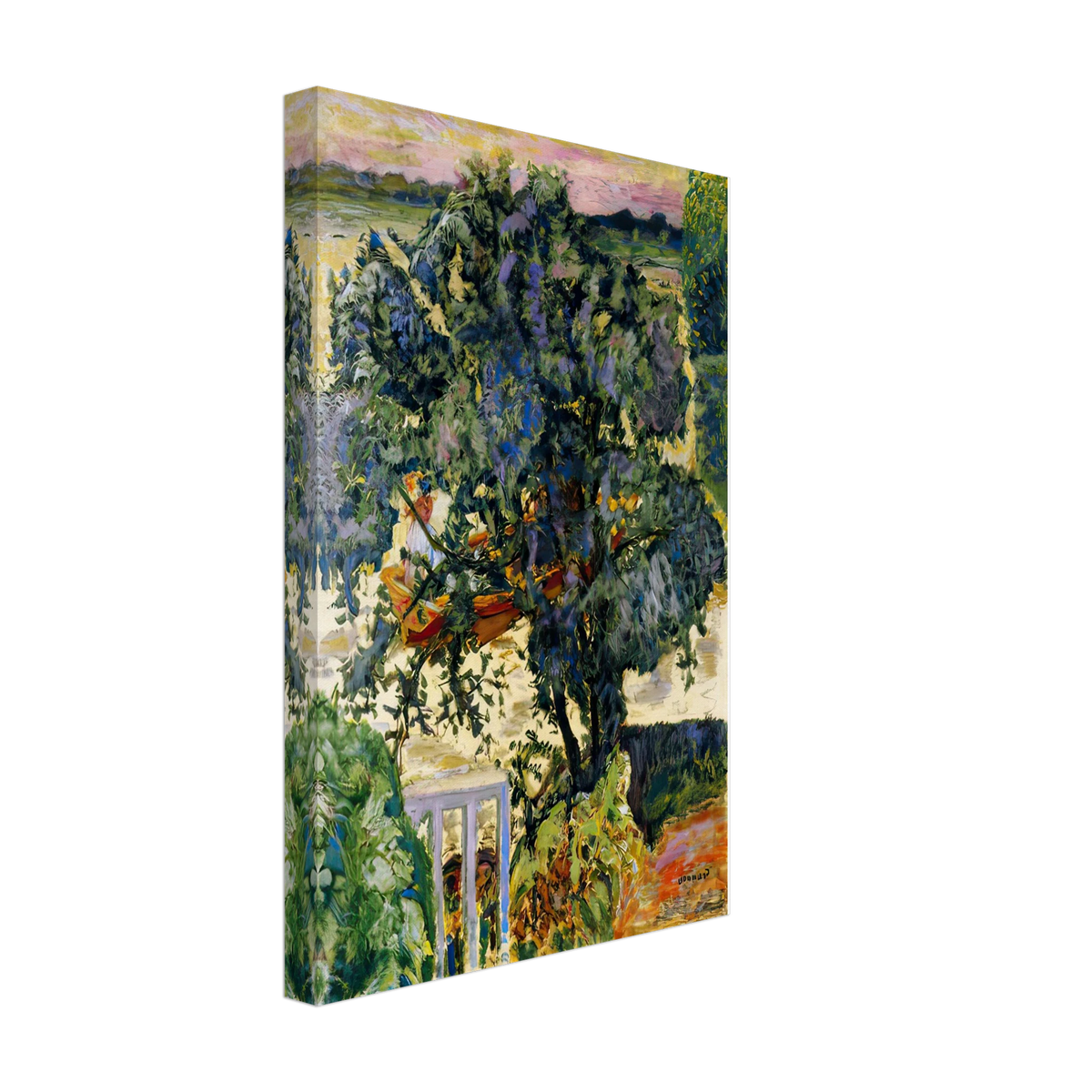 Tree by the River by Pierre Bonnard, canvas, view 2