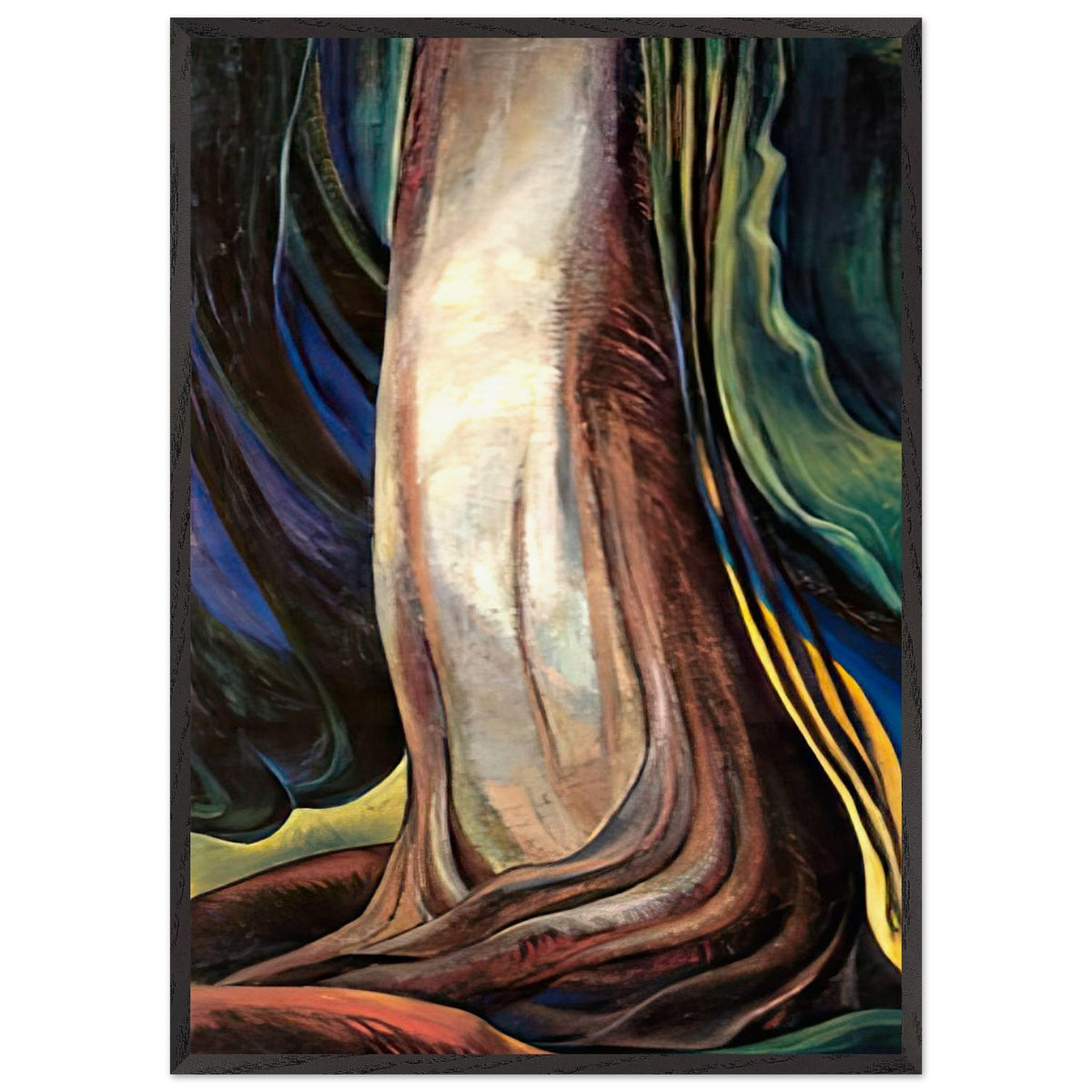 Tree Trunk by Emily Carr, framed poster, view 3