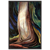 Tree Trunk by Emily Carr, framed poster