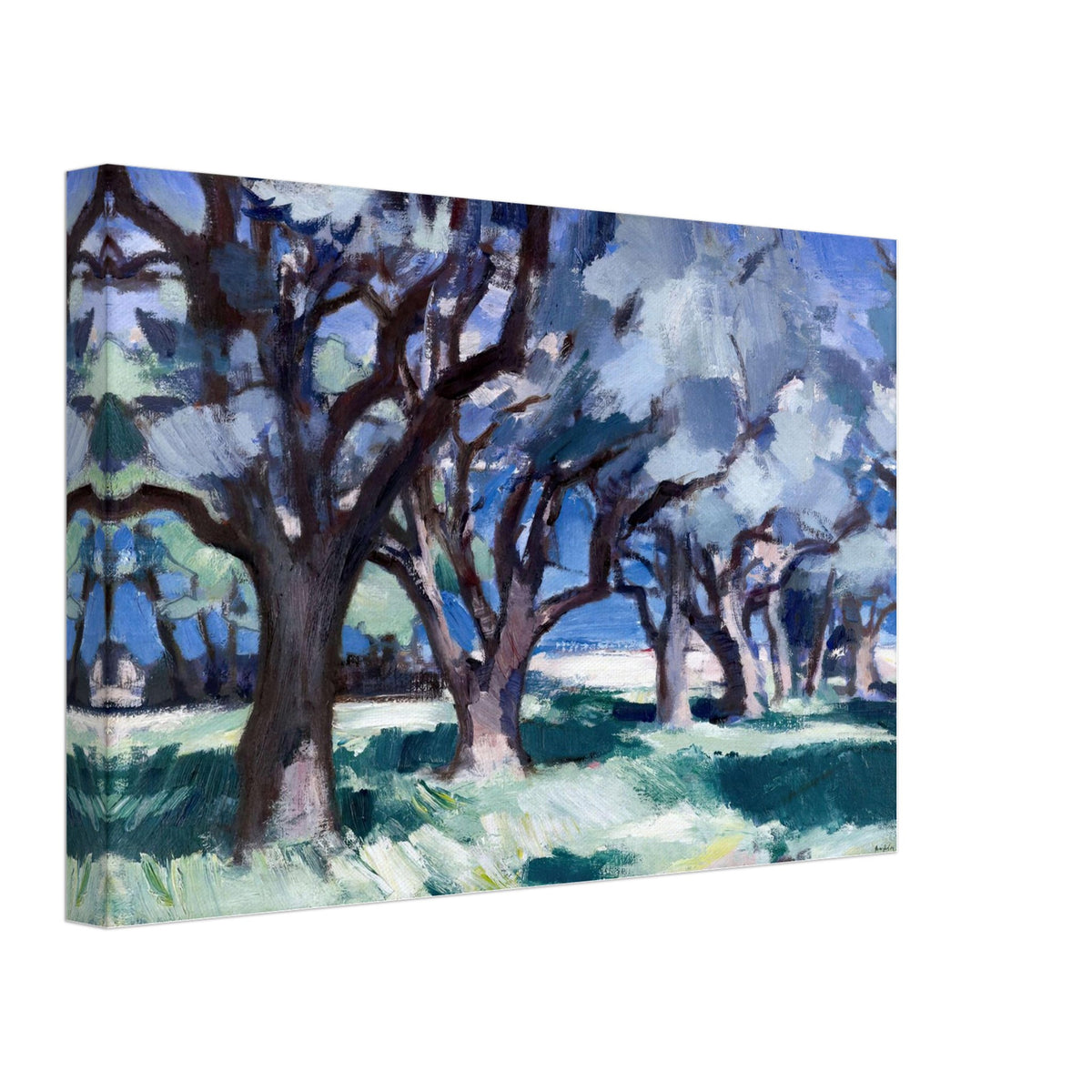 Trees, Antibes by Samuel Peploe, canvas, view 2