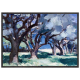 Trees, Antibes by Samuel Peploe, framed poster, view 3