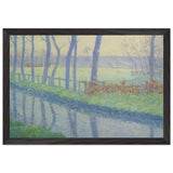 Trees by the River by Gustave Loiseau, framed poster, view 2