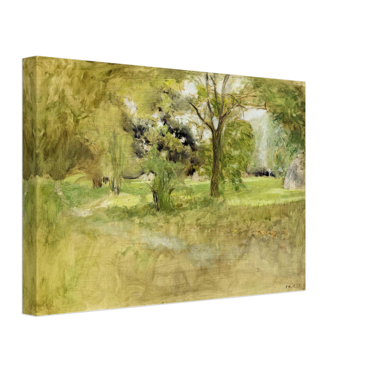 Trees in a Field by Edouard Vuillard, canvas, view 2