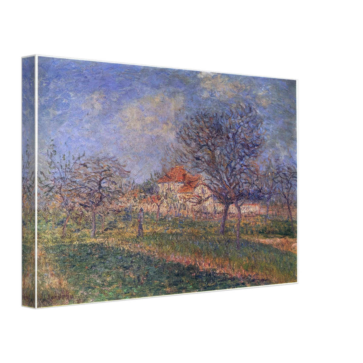Trees in Bloom by Gustave Loiseau, canvas, view 2