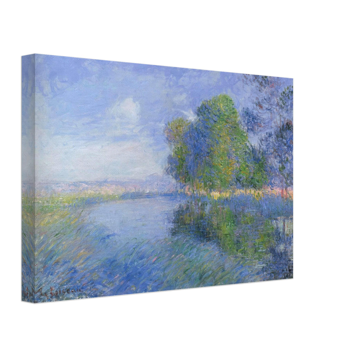 Trees in Bloom by Gustave Loiseau, canvas, view 2