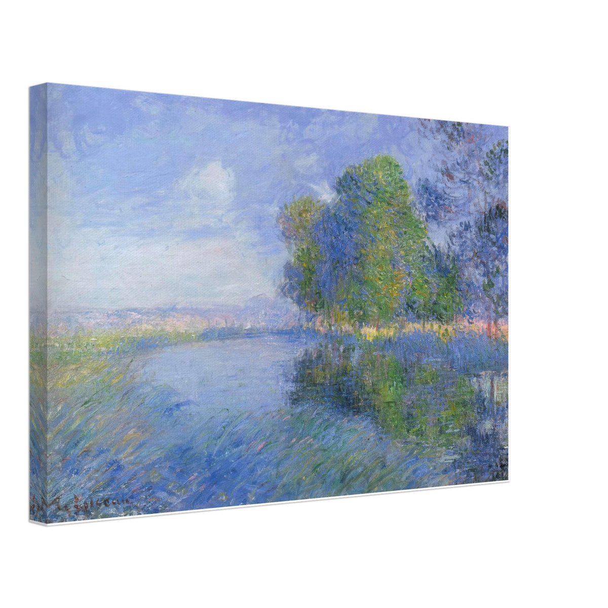 Trees in Bloom by Gustave Loiseau, canvas