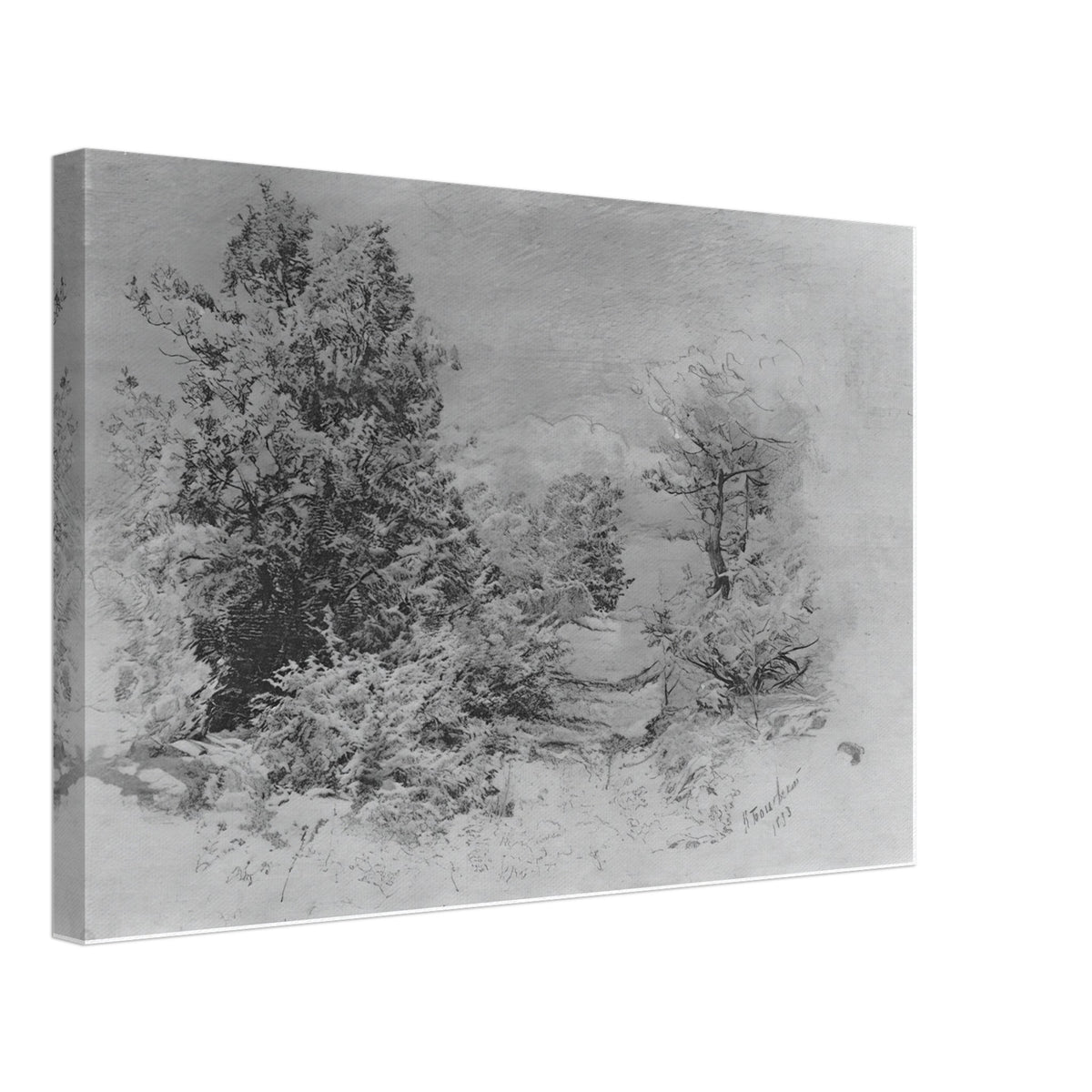 Trees by Konstantin Bogaevsky, canvas