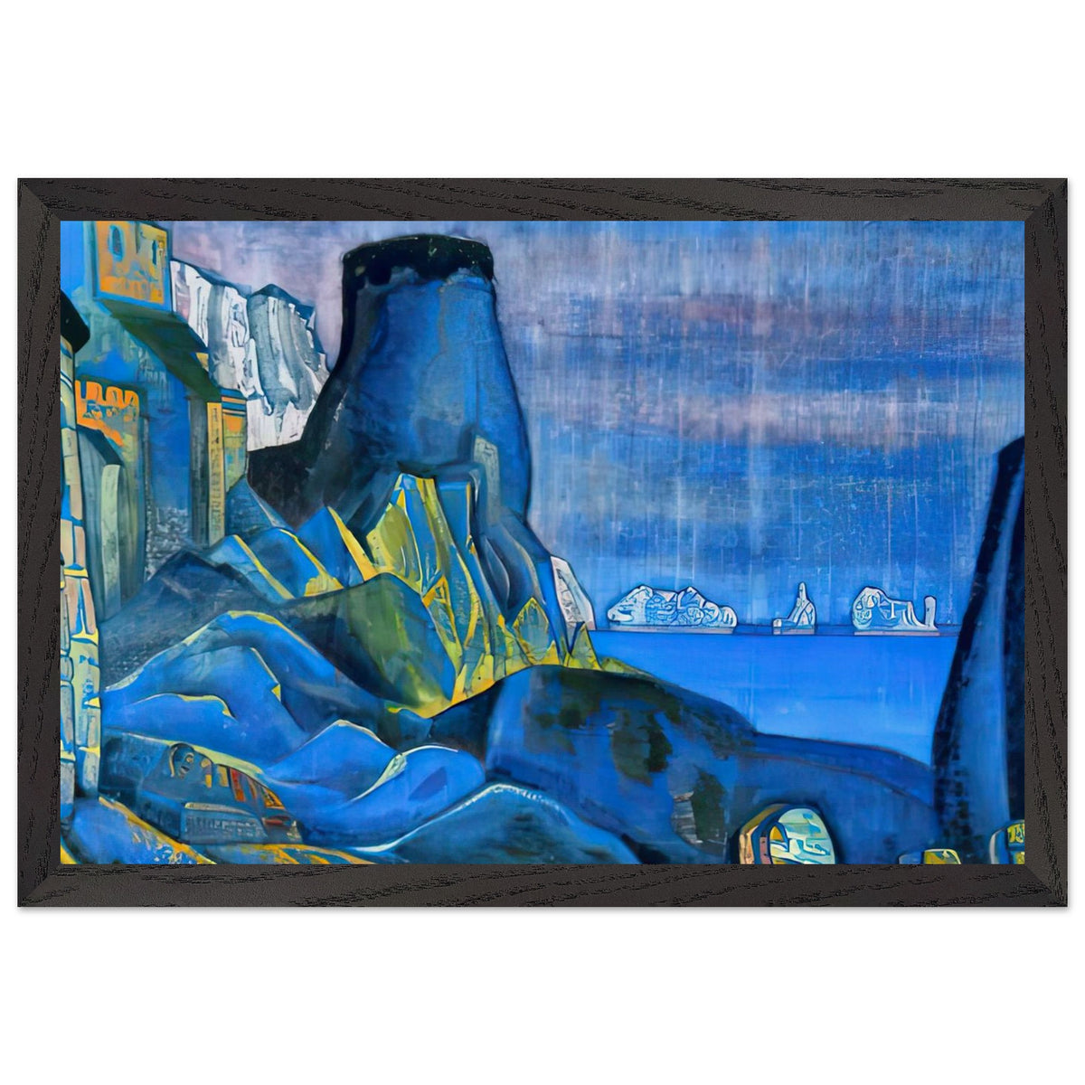 Tristan Castle by Nicholas Roerich, framed poster, view 2