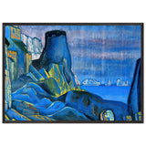 Tristan Castle by Nicholas Roerich, framed poster, view 3