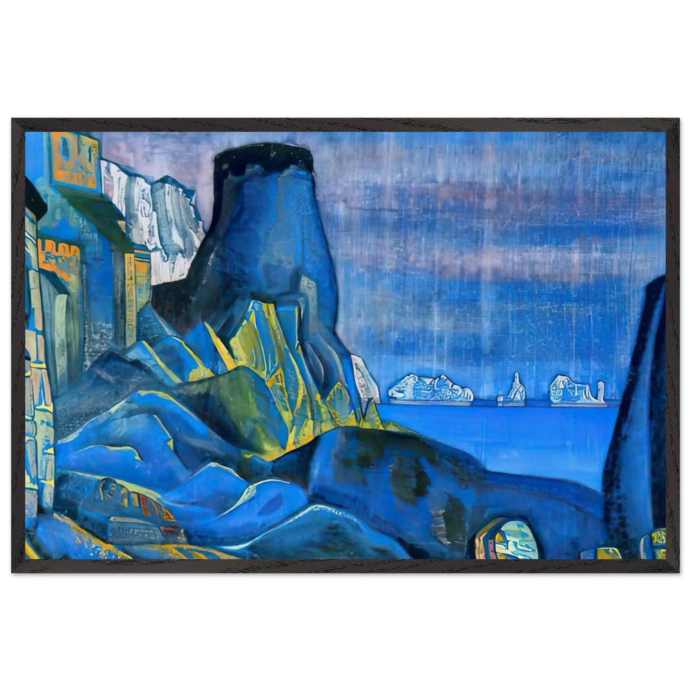 Tristan Castle by Nicholas Roerich, framed poster