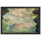 Tropical Landscape by Konstantin Bogaevsky, framed poster, view 2