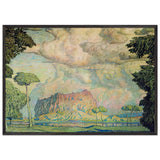 Tropical Landscape by Konstantin Bogaevsky, framed poster, view 3