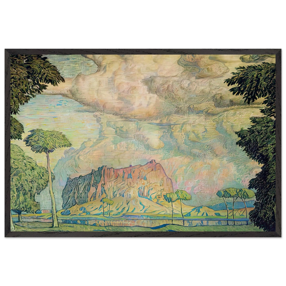 Tropical Landscape by Konstantin Bogaevsky, framed poster