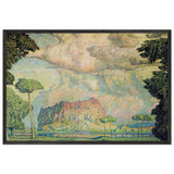 Tropical Landscape by Konstantin Bogaevsky, framed poster