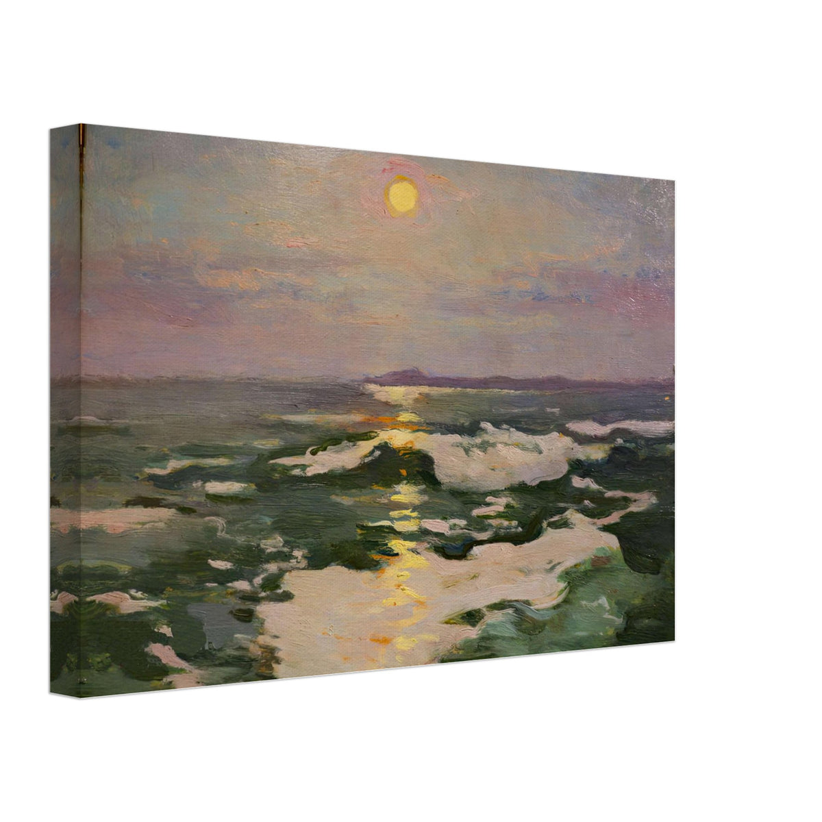 Місячна ніч над морем by Trush Ivan Ivanovych, canvas, view 2