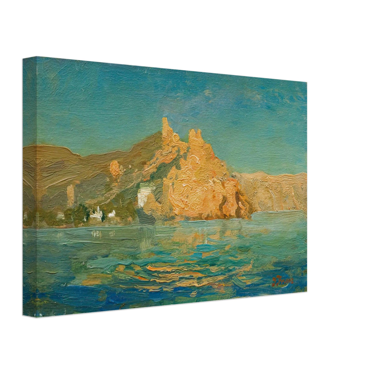 Руїни палацу в Балаклаві by Trush Ivan Ivanovych, canvas, view 2