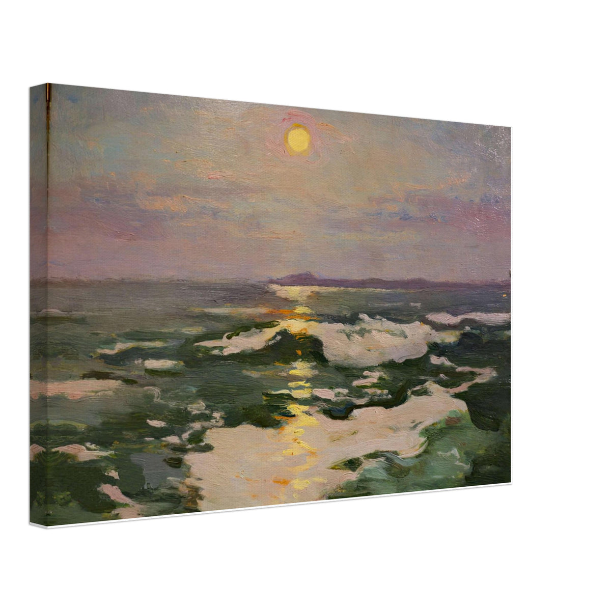 Місячна ніч над морем by Trush Ivan Ivanovych, canvas