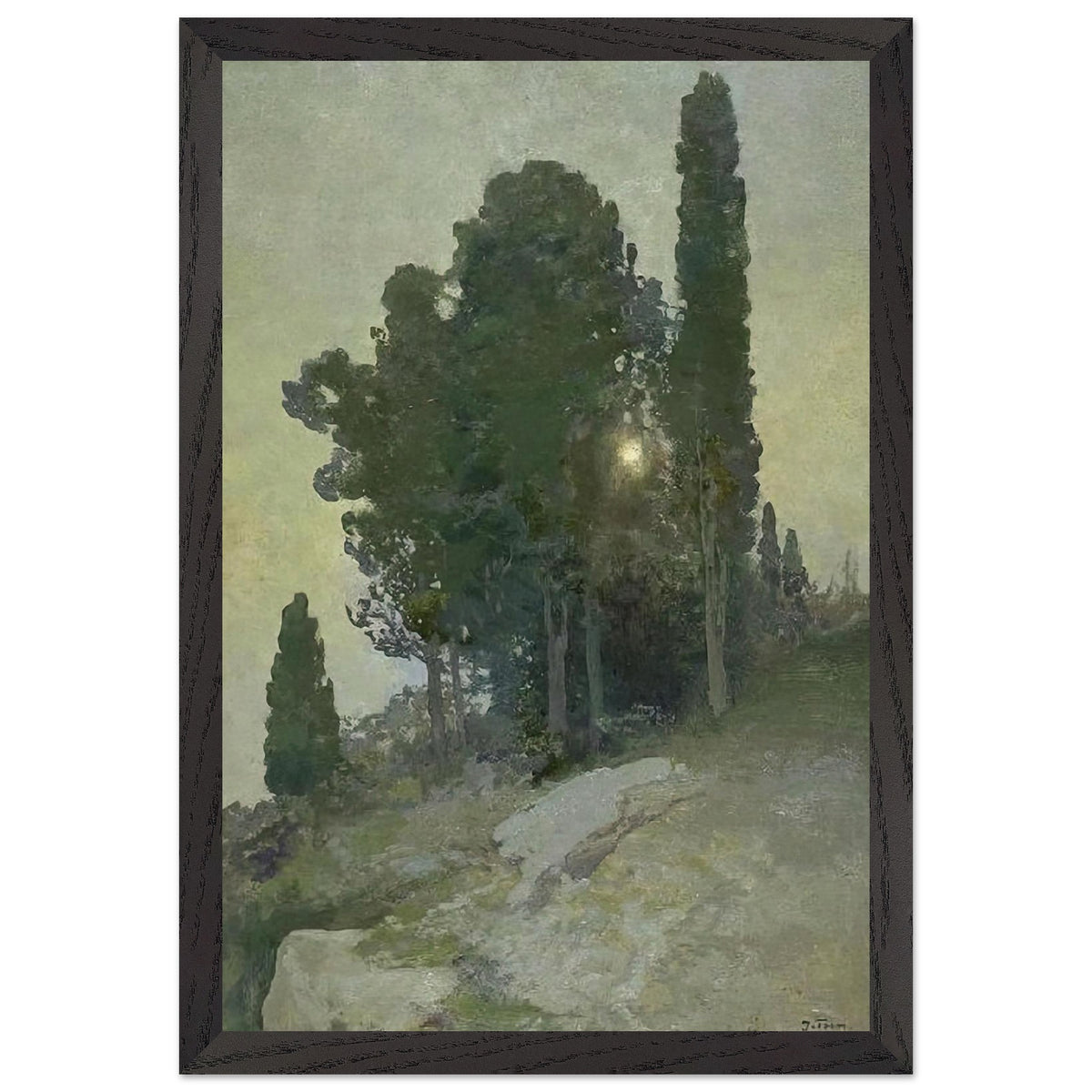 Тополя by Trush Ivan Ivanovych, framed poster, view 2