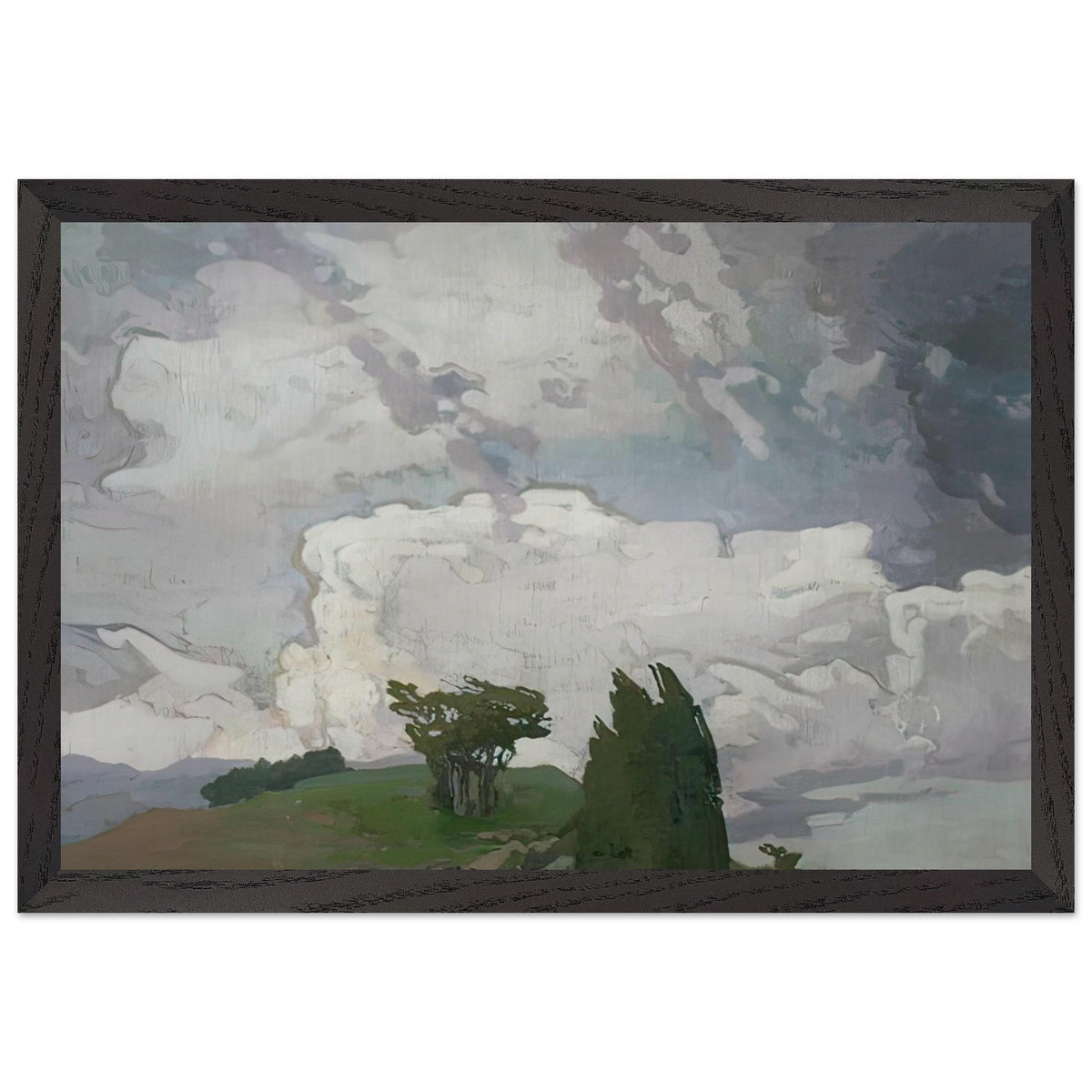 Хмари by Trush Ivan Ivanovych, framed poster, view 2