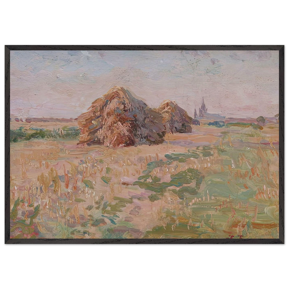Копиці by Trush Ivan Ivanovych, framed poster, view 3