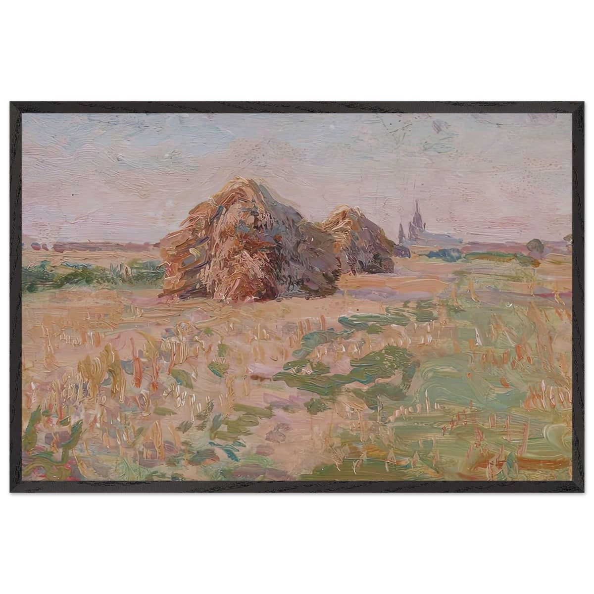 Копиці by Trush Ivan Ivanovych, framed poster