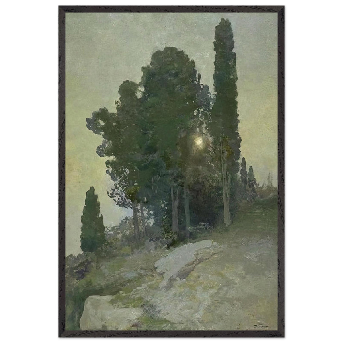 Тополя by Trush Ivan Ivanovych, framed poster