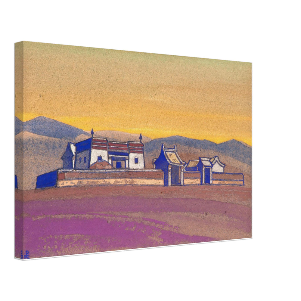 Tsagaan-Kure, Inner Mongolia by Nicholas Roerich, canvas