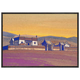 Tsagaan-Kure, Inner Mongolia by Nicholas Roerich, framed poster, view 3
