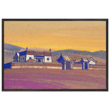 Tsagaan-Kure, Inner Mongolia by Nicholas Roerich, framed poster