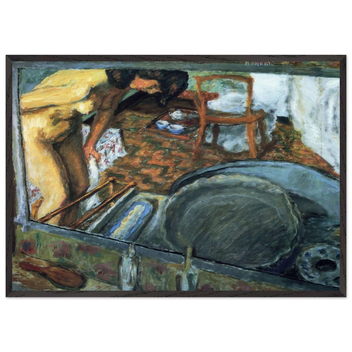 Tub in a Mirror by Pierre Bonnard, framed poster, view 3