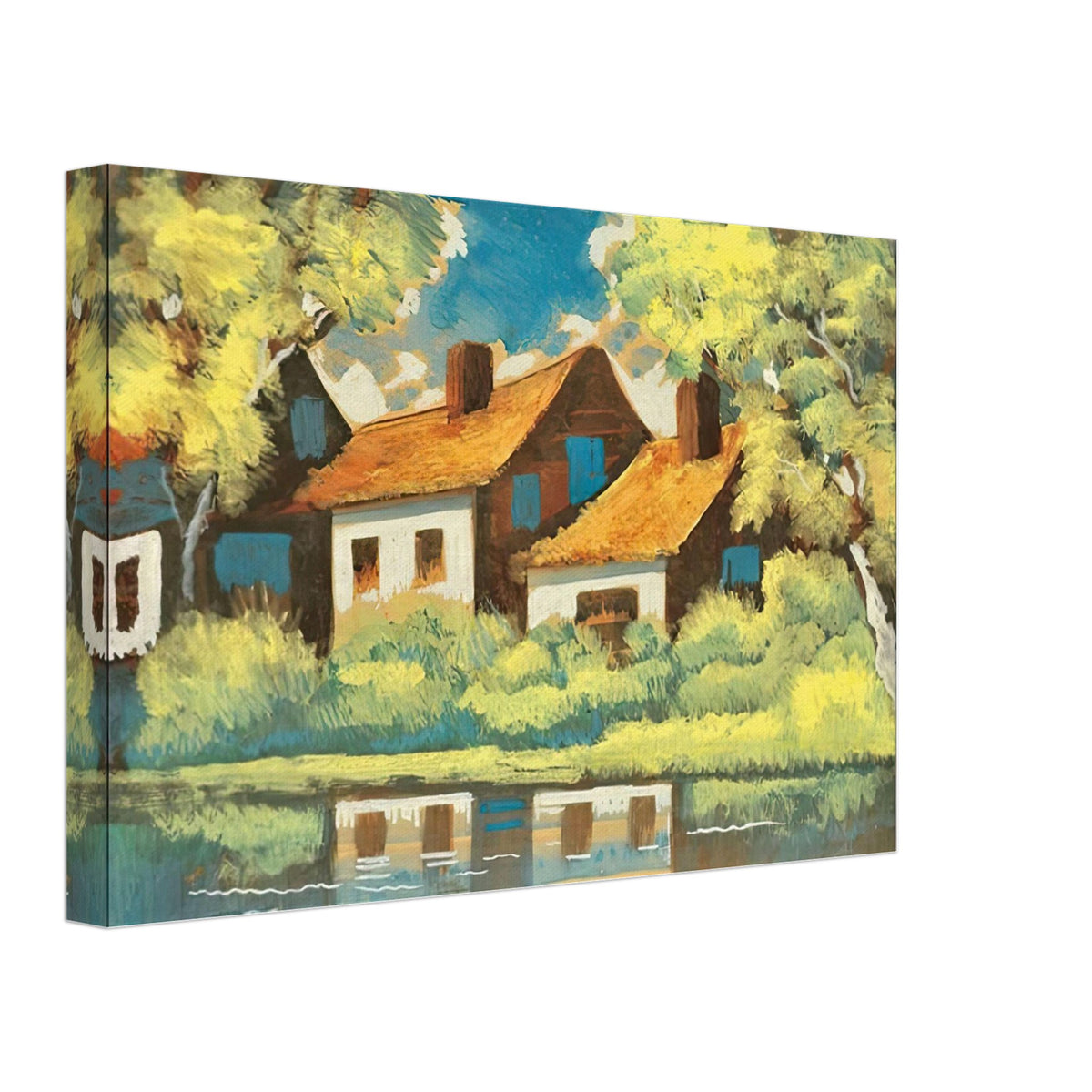 Tükrözödés by Scheiber Hugó, canvas, view 2
