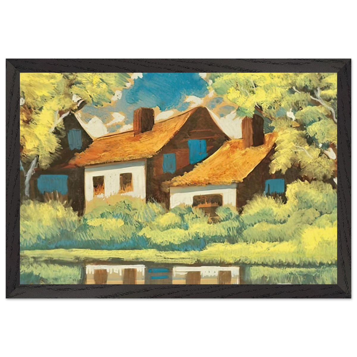 Tükrözödés by Scheiber Hugó, framed poster, view 2